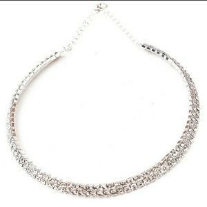 Fashion Statement Rhinestone Choker